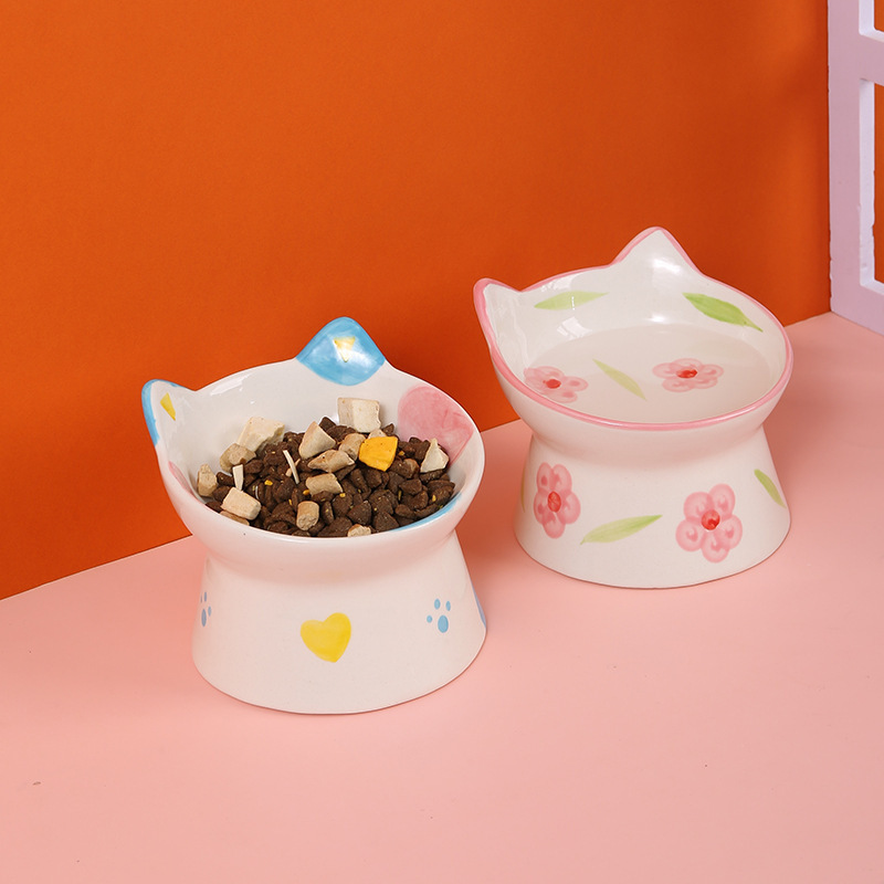 New Creative 3D Cute Cat Shape Ceramic Bowl