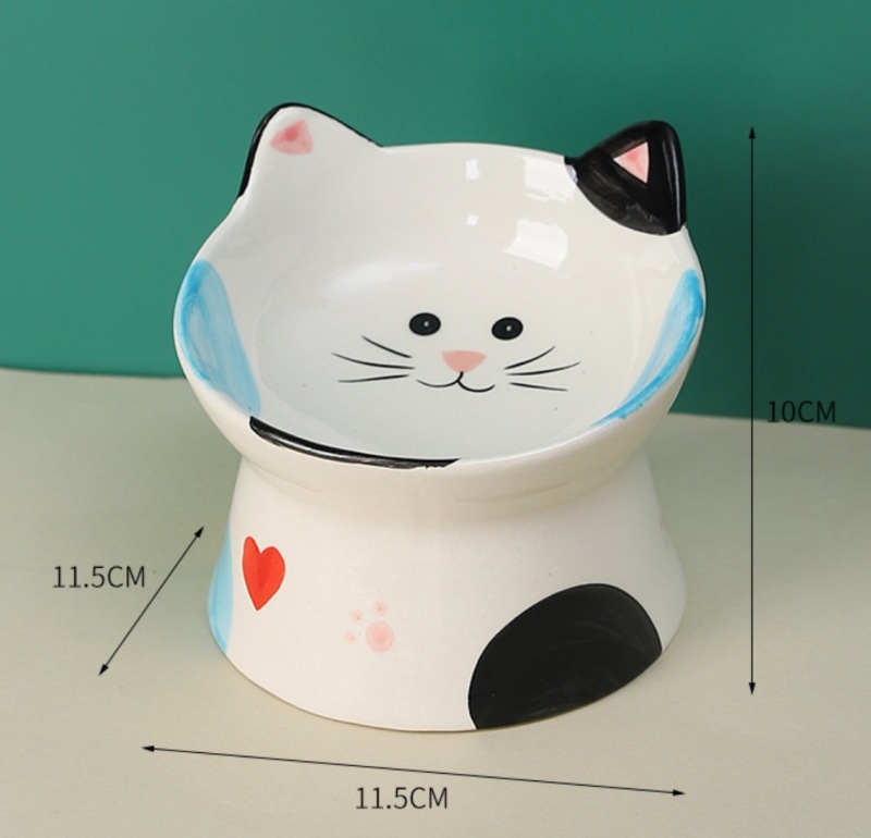 New Creative 3D Cute Cat Shape Ceramic Bowl