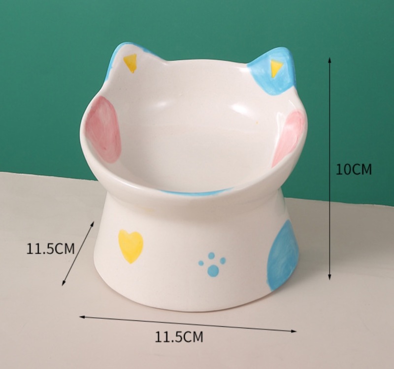 New Creative 3D Cute Cat Shape Ceramic Bowl