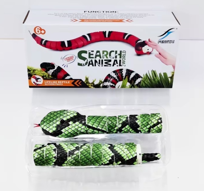 Smart Sensing Cat Toys Interactive Automatic Eletronic Snake Cat Teaser Indoor Play Kitten Toy