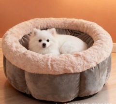Pet bed wrap nest