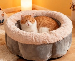 Pet bed wrap nest