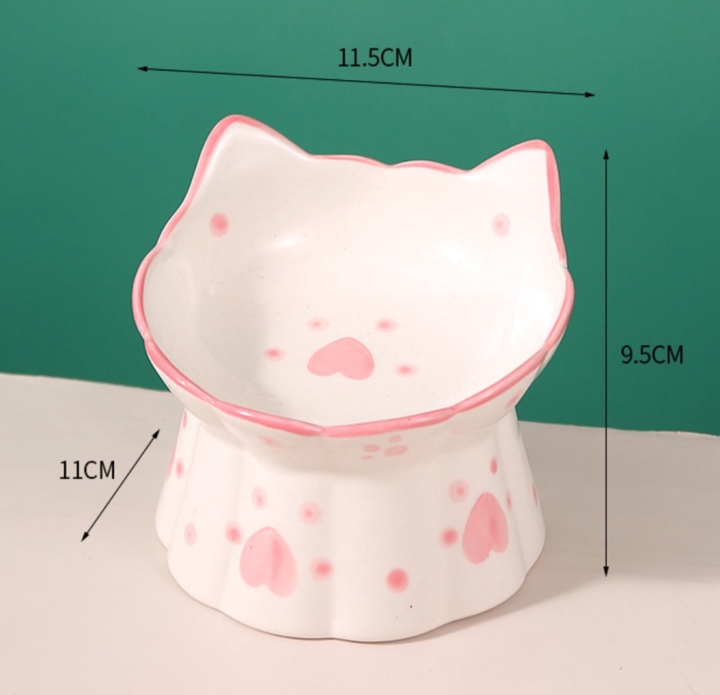 New Creative 3D Cute Cat Shape Ceramic Bowl