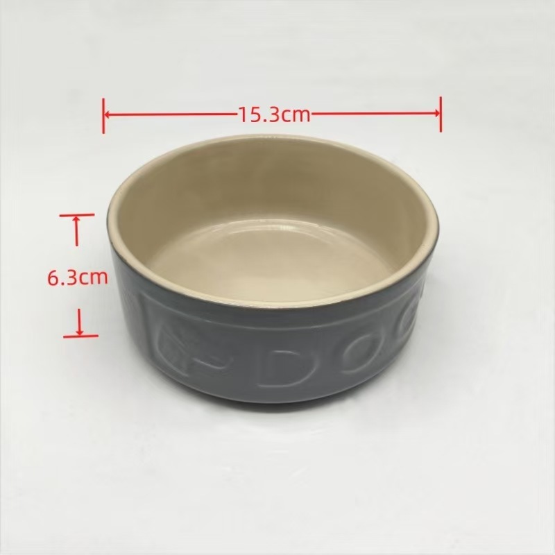 Pet ceramic bowl