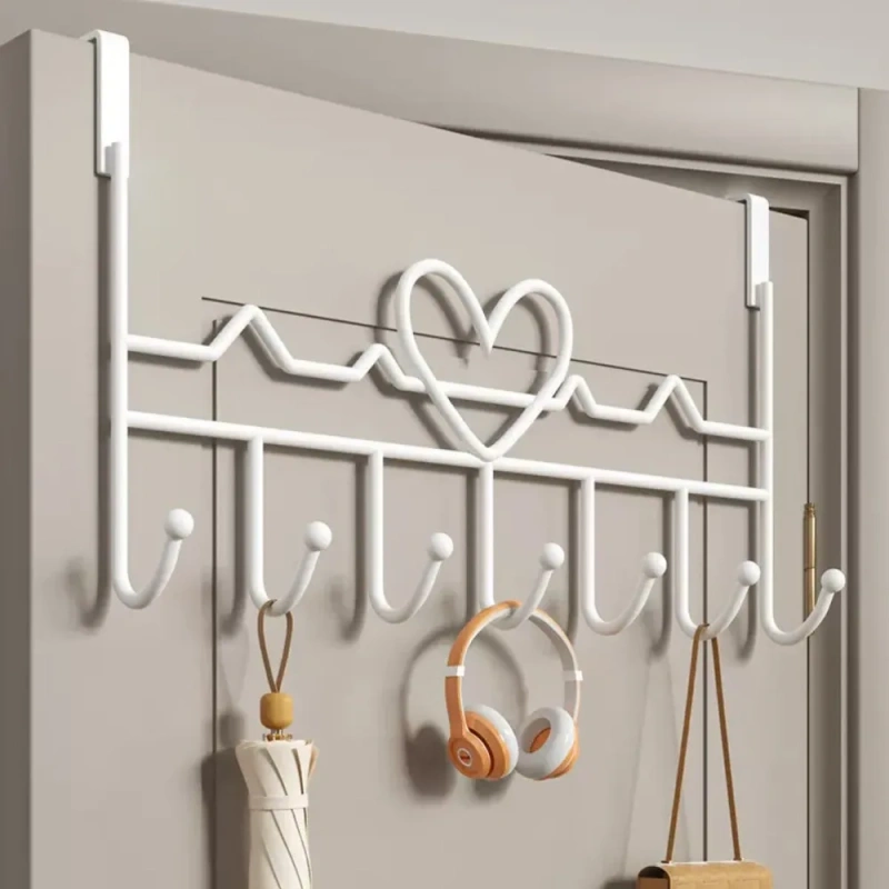 New No Punch Door Storage Hook Universal Household Home Storage Rack Multifunction Traceless Wall Hanger Hook