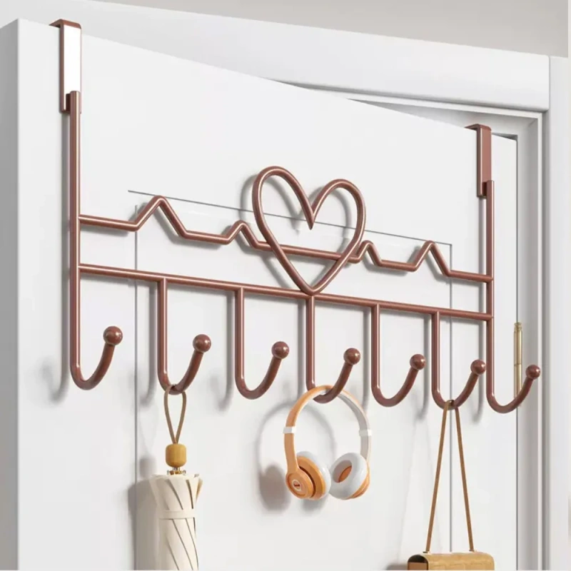 New No Punch Door Storage Hook Universal Household Home Storage Rack Multifunction Traceless Wall Hanger Hook