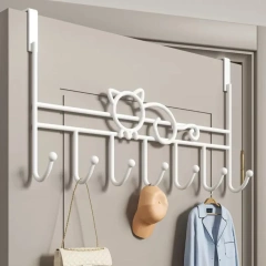New No Punch Door Storage Hook Universal Household Home Storage Rack Multifunction Traceless Wall Hanger Hook