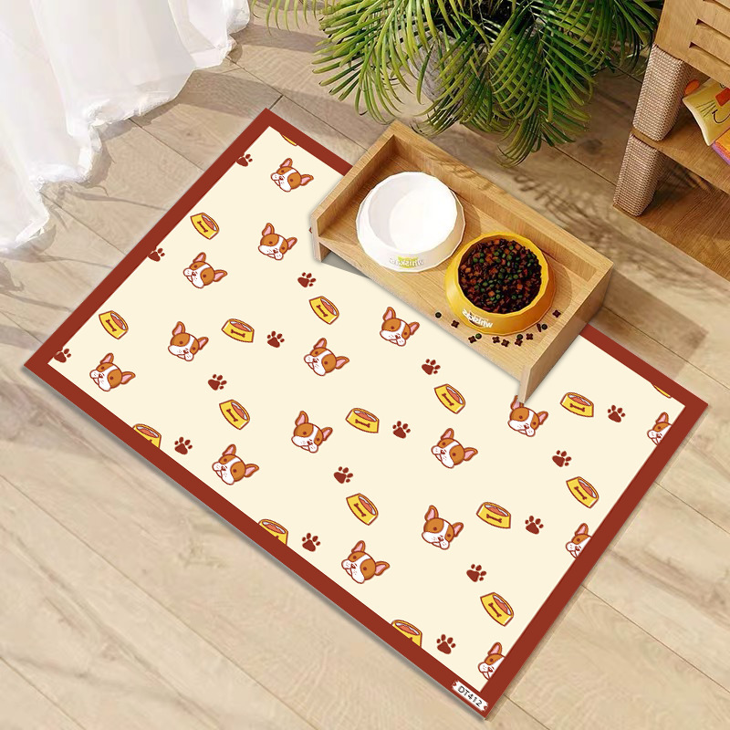 Cute Cartoon Pet Anti-Dirt Mat-Waterproof