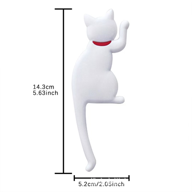 Cat Tail Refrigerator Magnetic Hooks Cute Tail Home