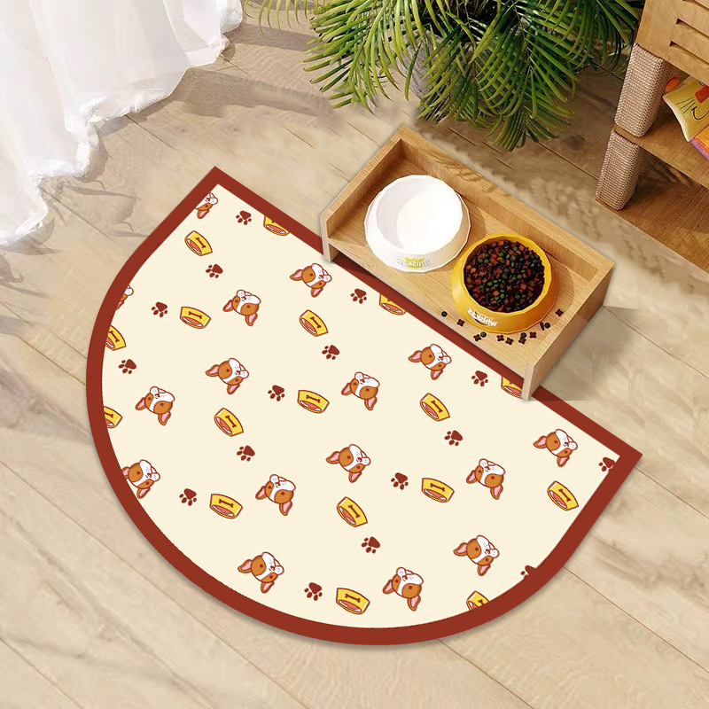 Cute Cartoon Pet Anti-Dirt Mat-Waterproof