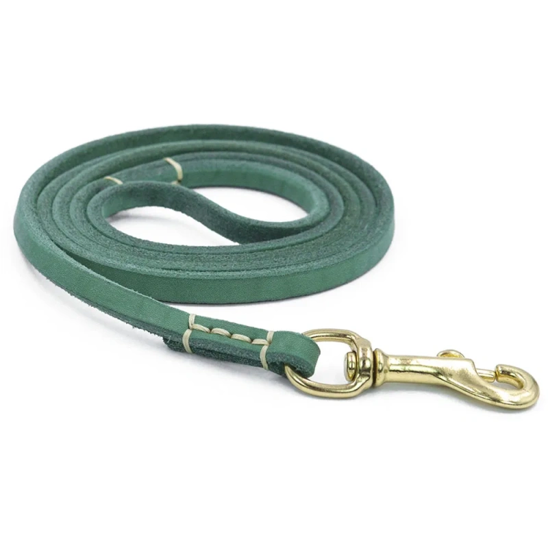 100% Genuine Leather Dog Leash Quality Handmade Durable Soft Real Leather Small Dog Leash for Puppy Pet Cat Walking Leads Rope