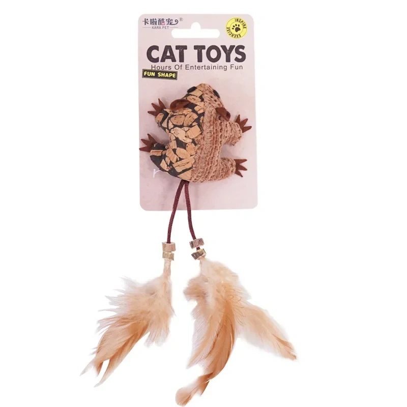 Cat ToysMutian PolygonumSelf-hearing Boredom Catnip Feather Teaser Cat Stick Bite-resistant Teething Pet Supplies Cat Toys