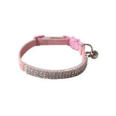 Soft Velvet Safe Cat Collars for Girl Cats