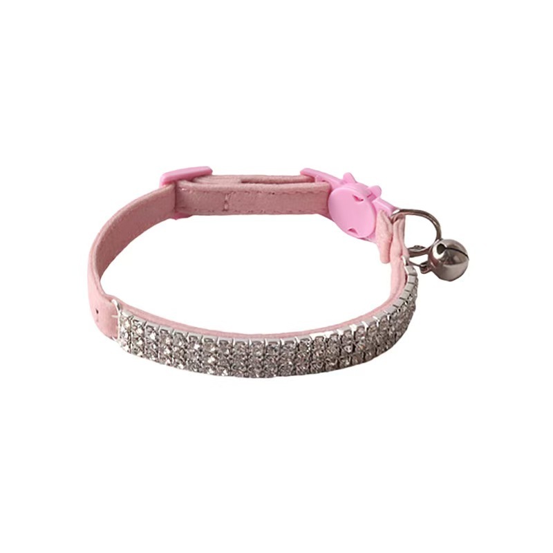 Soft Velvet Safe Cat Collars for Girl Cats