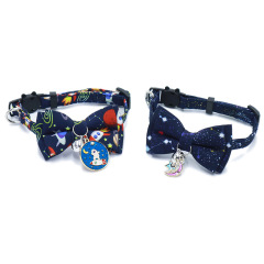 Cat bow collar Space Series