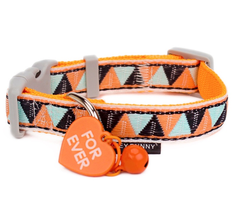 Pet dog bell collar