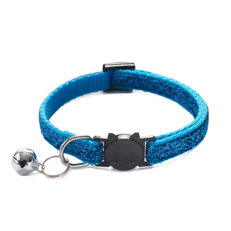 10Pcs Wholesale With Bell Collars Delicate Safety Casual Nylon Dog Collar Neck Strap Colorful Adjustable Bell Pet Cat Dog Collar