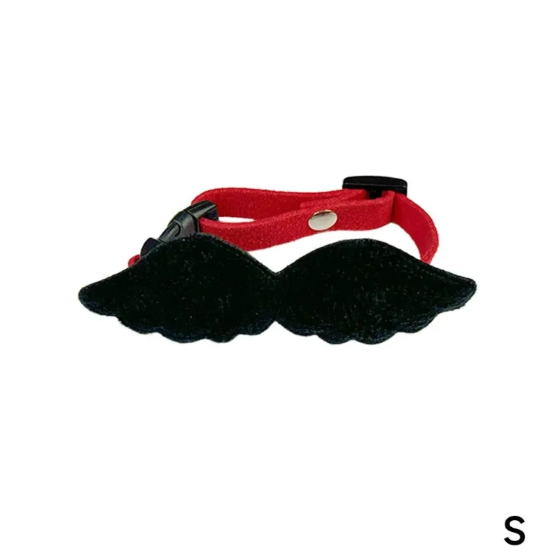 Cute Cat Accessories in Selections of Six Colors 3 Sizes Adjustable Angel Wings Cat Collar Available Pet Neck Accessory Pet Gift