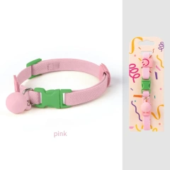 7 Colors High elasticity Cats Bells Collars Adjustable Dog Leash Pet Collar for Cats and Small Dogs Pet Supplies