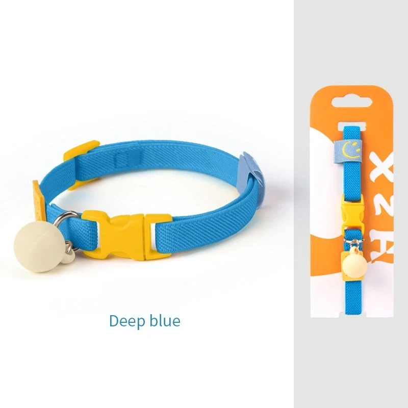 7 Colors High elasticity Cats Bells Collars Adjustable Dog Leash Pet Collar for Cats and Small Dogs Pet Supplies
