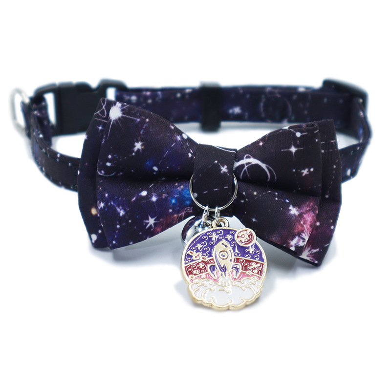 Cat bow collar Space Series