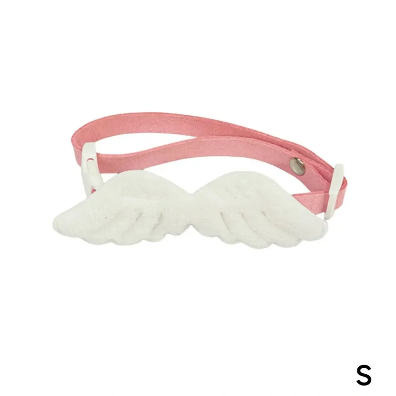 Cute Cat Accessories in Selections of Six Colors 3 Sizes Adjustable Angel Wings Cat Collar Available Pet Neck Accessory Pet Gift