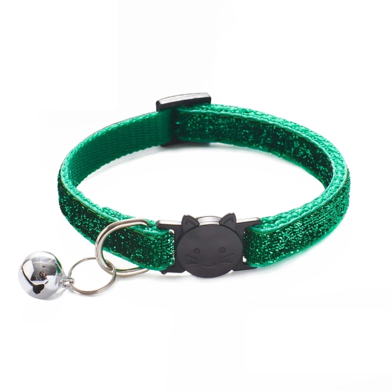 10Pcs Wholesale With Bell Collars Delicate Safety Casual Nylon Dog Collar Neck Strap Colorful Adjustable Bell Pet Cat Dog Collar