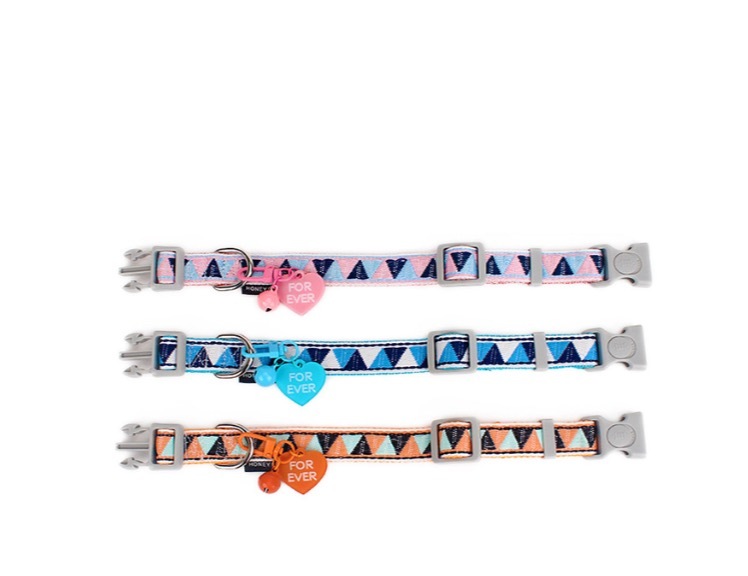 Pet dog bell collar