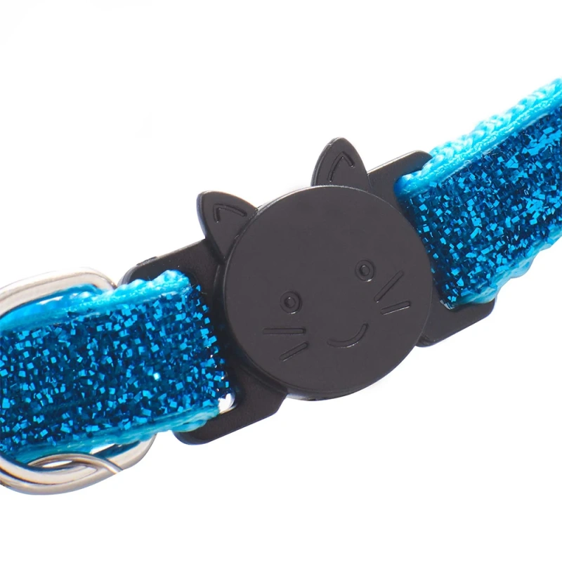 10Pcs Wholesale With Bell Collars Delicate Safety Casual Nylon Dog Collar Neck Strap Colorful Adjustable Bell Pet Cat Dog Collar