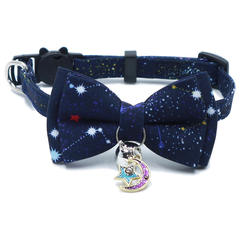 Cat bow collar Space Series