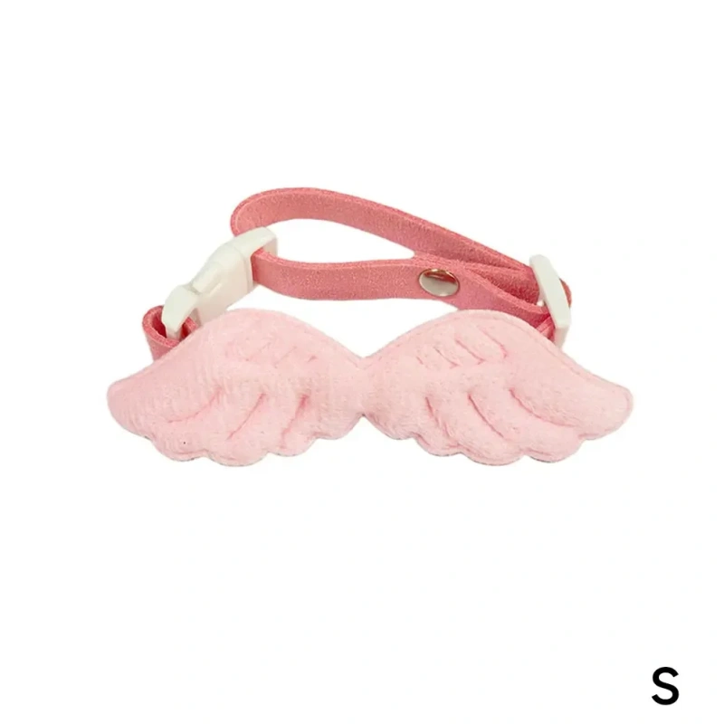 Cute Cat Accessories in Selections of Six Colors 3 Sizes Adjustable Angel Wings Cat Collar Available Pet Neck Accessory Pet Gift