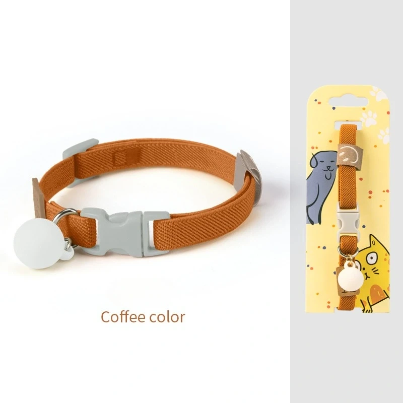 7 Colors High elasticity Cats Bells Collars Adjustable Dog Leash Pet Collar for Cats and Small Dogs Pet Supplies