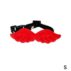 Cute Cat Accessories in Selections of Six Colors 3 Sizes Adjustable Angel Wings Cat Collar Available Pet Neck Accessory Pet Gift