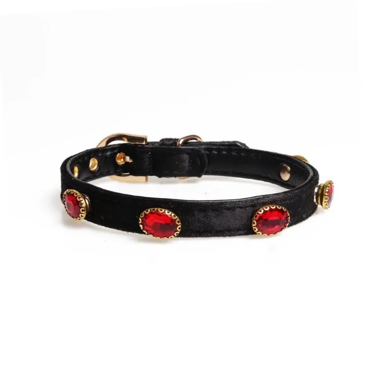 Classical  Dog Pet Collar With Diamond