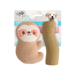 New Arrival Forest Series Soft Latex Plush Dog Chew Toy PP Cotton Filled Sound Paper Pet Squeaky Toy