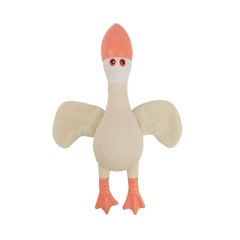 Soft Latex Dog Chew Toy Natural Safety Latex Pet Chewing Toy Dog Fetch Squeaky Plush Rope Toy