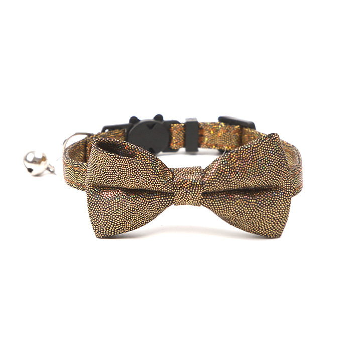Cute Pet Cat Collar With Bell Bow