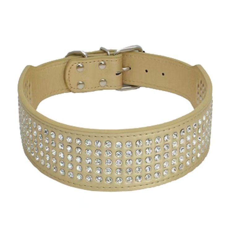 Explosive Shiny Five-point Diamond Pet Collar