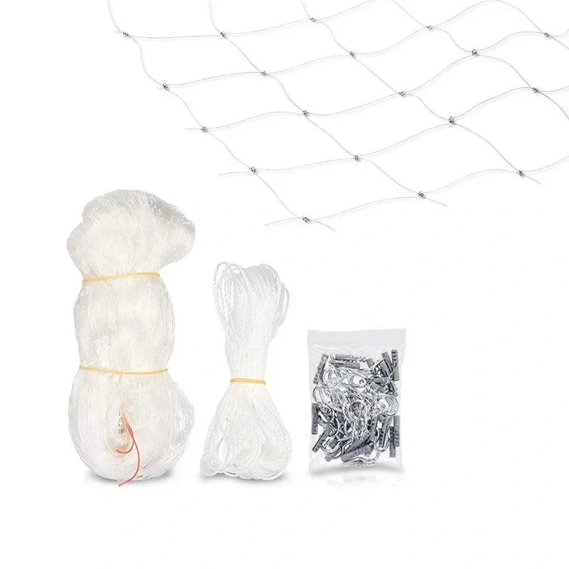 Cat Net Pet Protective Cover Floating Window Mesh Plastic Nylon Steel Wire Grid Garden Balcony Safety Fall Prevention Netting