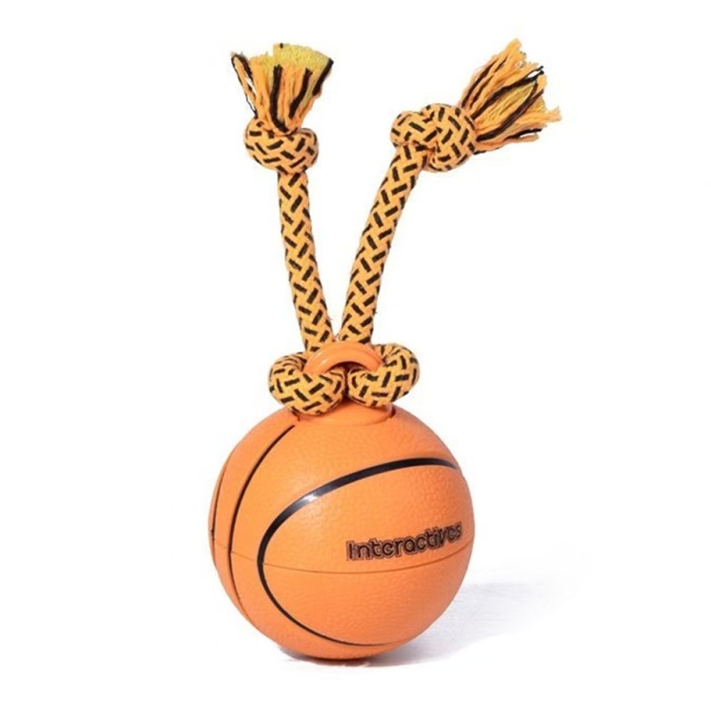 Motion Activated Dog Spinning Basketball Automatic Rolling Pet Chasing Tugging Ball Toy