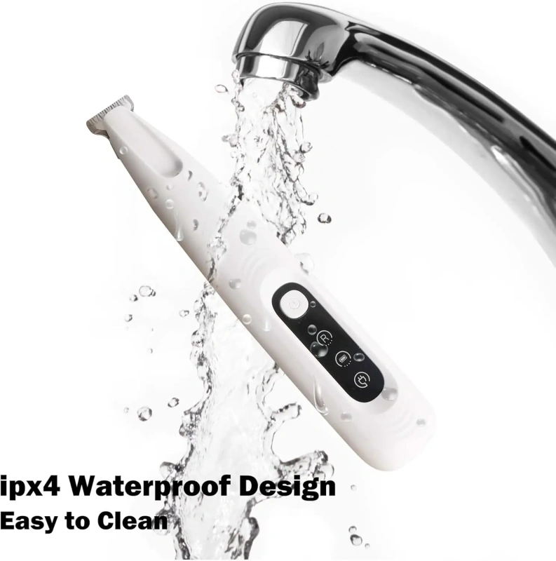 AFP IPX4 Waterproof Pet Hair Trimmer With LED Light Low Noise Dog Cat Hair Clipper Grooming Trimmer For Paws Ears Face And Rump