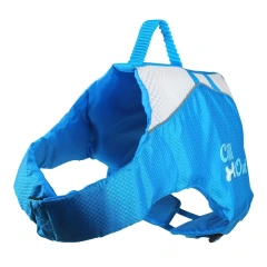 AFP Multi Size Adjustable Pet Pool Float Vest With Superior Buoyancy Rescue Handle High Grade Dog Life Jacket for Swimming