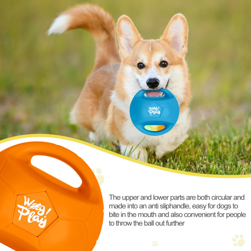 Pet outdoor tug-of-war sound ball toy