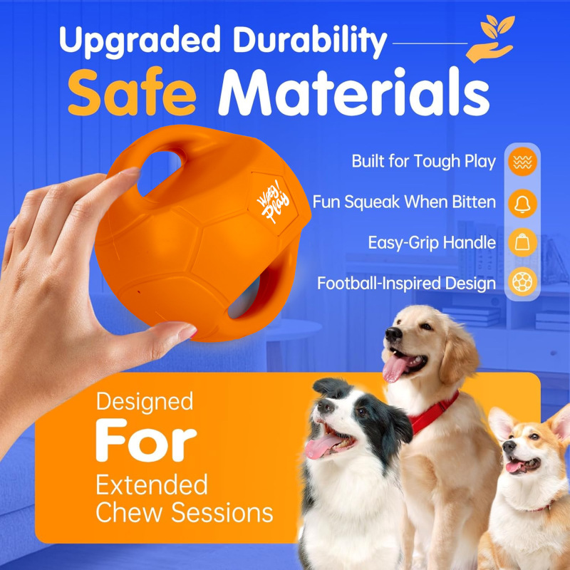 Pet outdoor tug-of-war sound ball toy