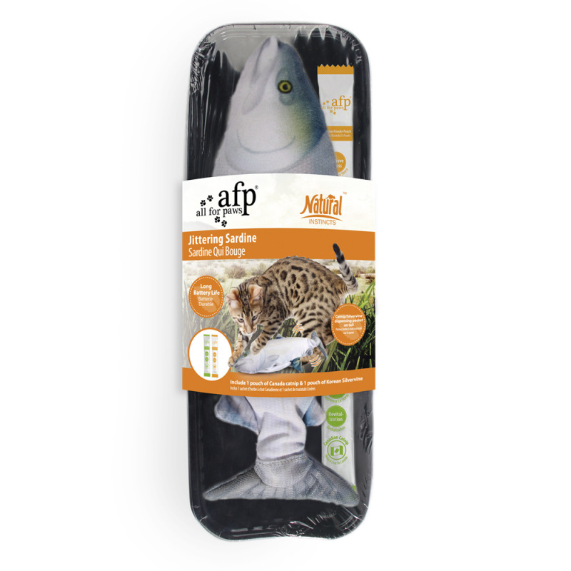 Interactive Cat Teaser Toy Automatic Tail Vibration Realistic Fish Cat Chew Toy