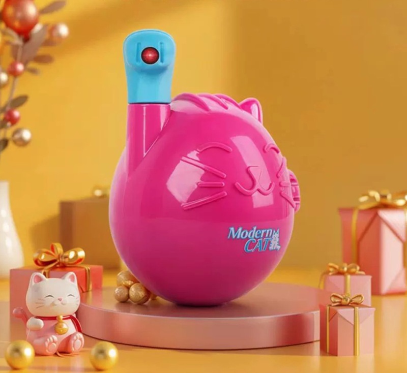Interactive Smart Cat Laser Toy Automatic 360 Degree Rotating Cat Laser Teasing Toy