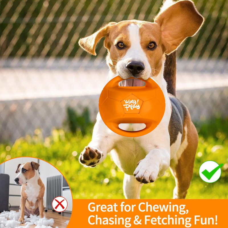 Pet outdoor tug-of-war sound ball toy