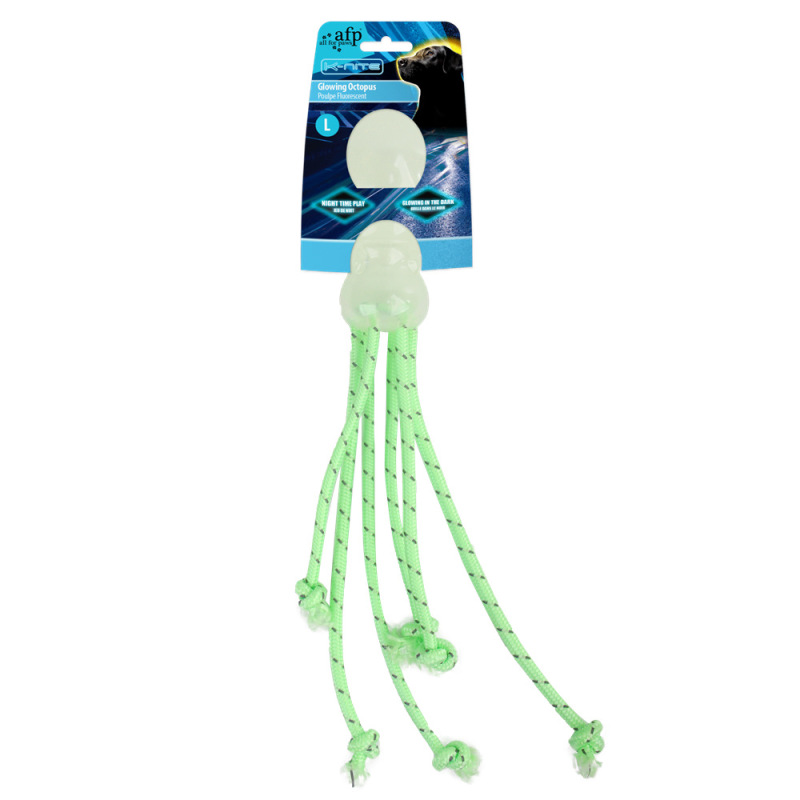 glow-in-the-dark jellyfish toy for dogs