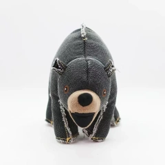 Pet dog vocal canvas toy puzzle bite resistant companion training interactive perfect gift for large and medium-sized dogs