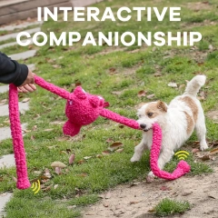 Pet Dog Chew Toys Squeaky Plush Sounding Toy Dogs Funny Sounding Interactive Pull Plush Dogs Toys For Training And Entertaining